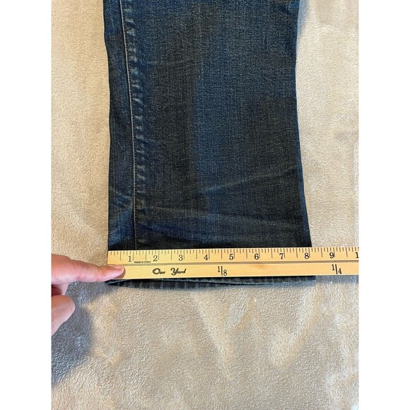 G Star Raw Jeans Men’s 36 X 38 Blue Dark Wash Straight Leg Button Fly Distressed - Picture 14 of 14